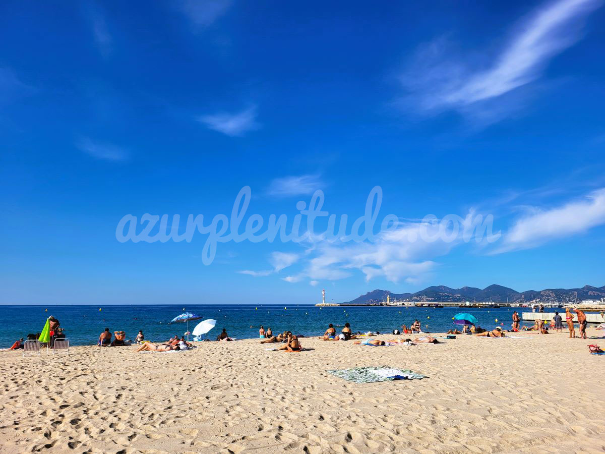 La plage Macé à Cannes