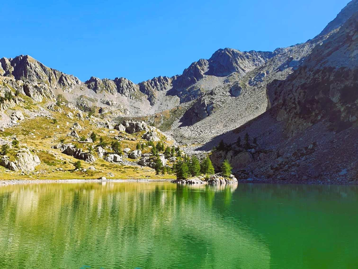 Le lac de Trécolpas