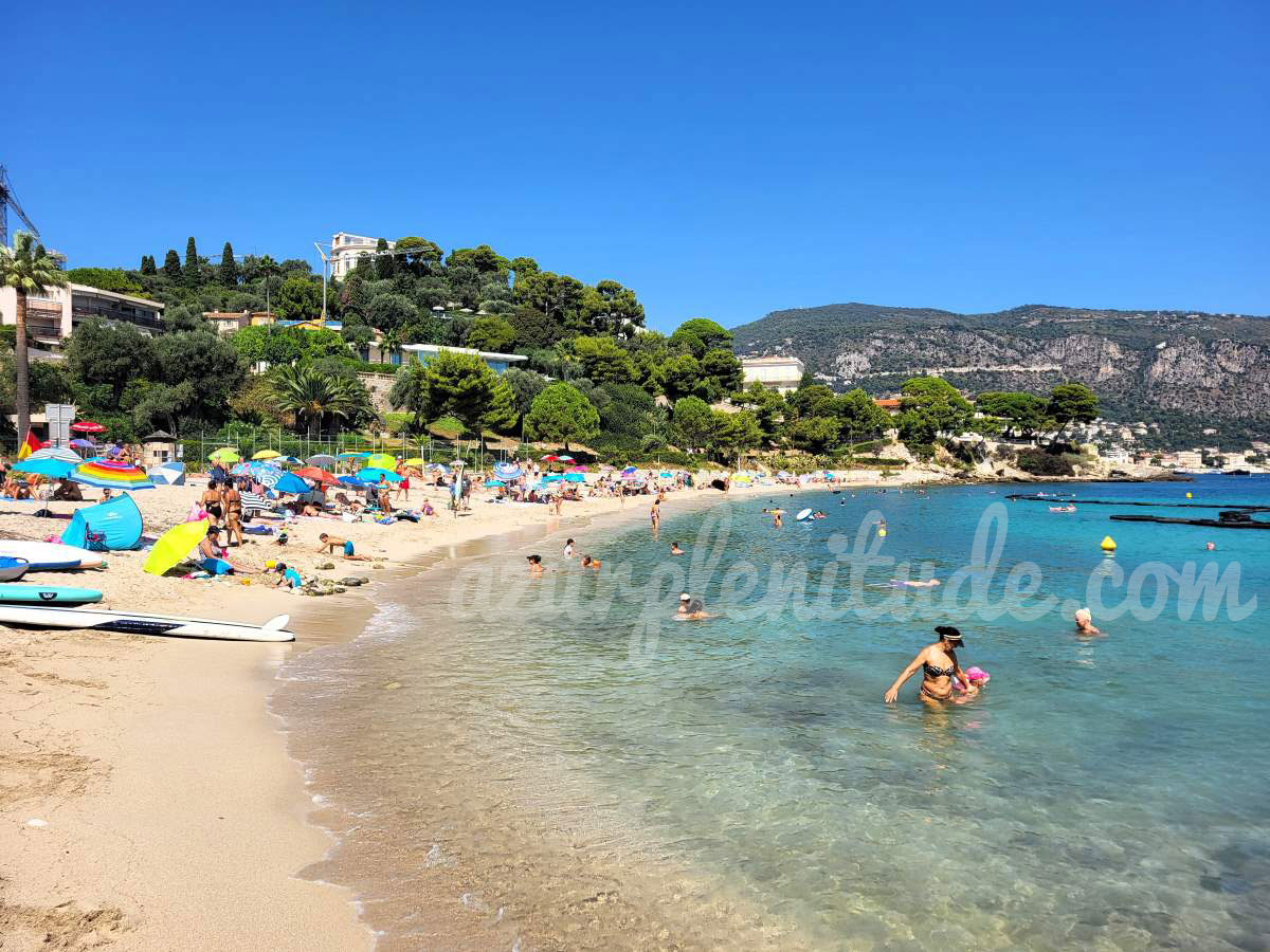 La plage Cros Dei Pin à Saint-Jean-Cap-Ferrat