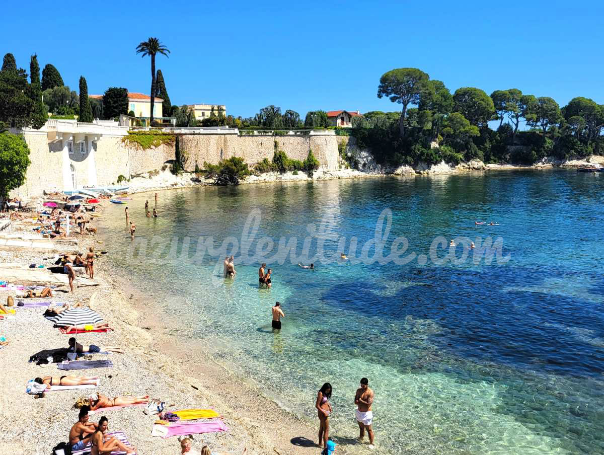 Fosses Beach In Saint Jean Cap Ferrat Fosses Beach In Saint Jean Cap Ferrat