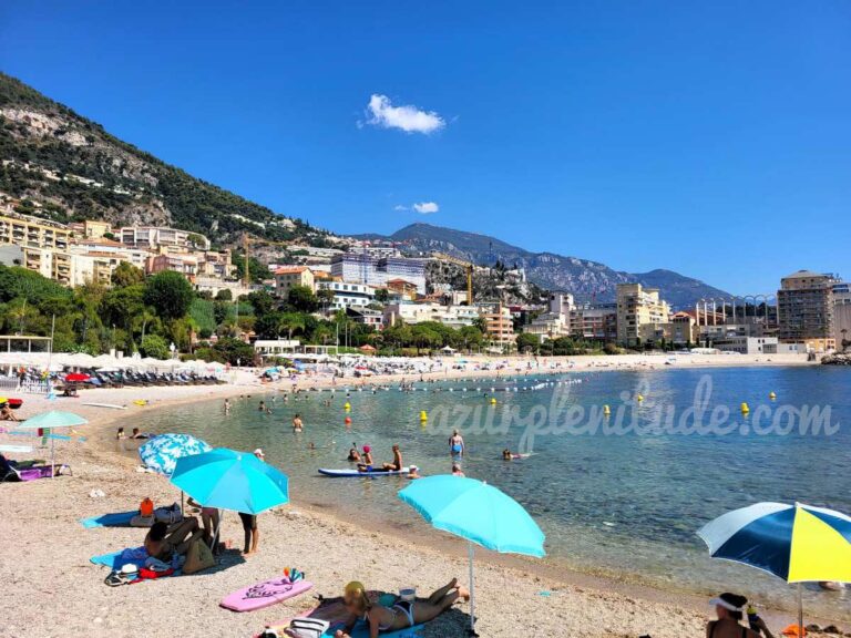 La plage Marquet à Cap d'Ail