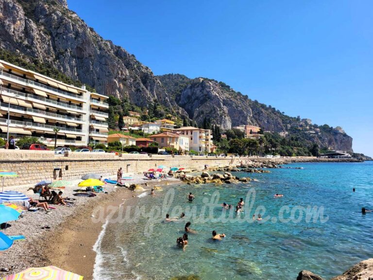 La plage Hawaï à Menton