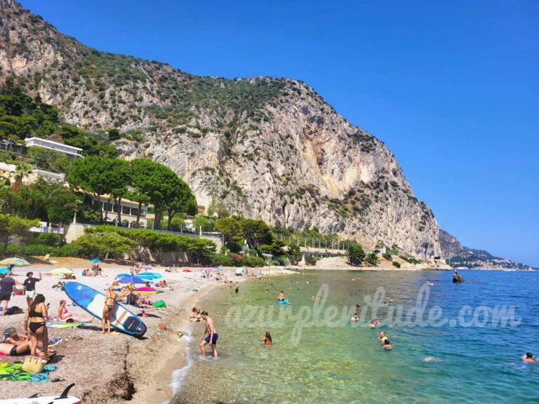 Plage de la Petite Afrique à Beaulieu-sur-Mer