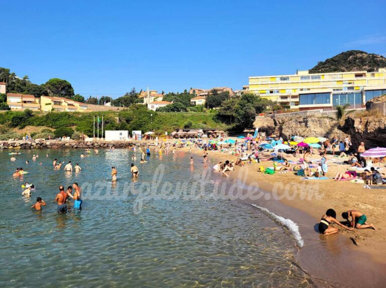 Plage de la Raguette à Mandelieu-la-Napoule