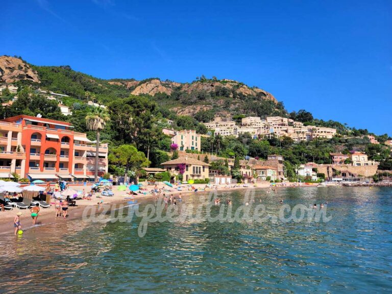 Plage du Suveret à Théoule-sur-Mer